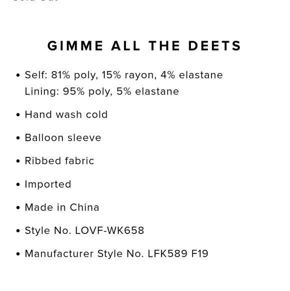 Lovers‎ + Friends Blakely Grey Balloon Sleeve Sweater Milkmaid Coquette Dainty - Picture 3 of 11